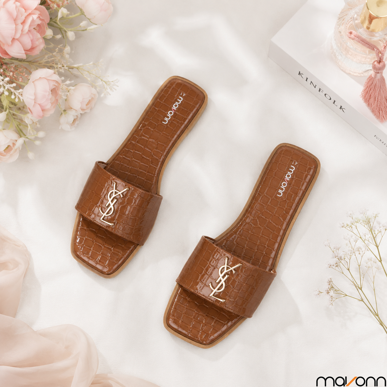 đĄ Mavonn Luxe Croc Slide