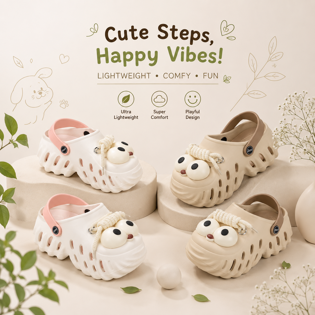 🐾 Mavonn Puffy Paws Clog ✨