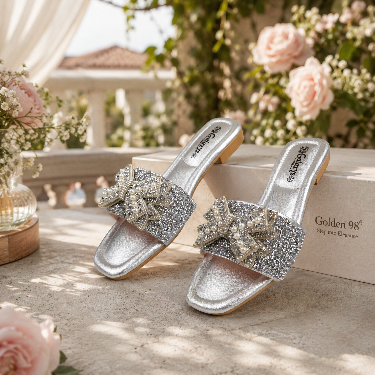 👡 Mavonn Crystal Grace Slide ✨