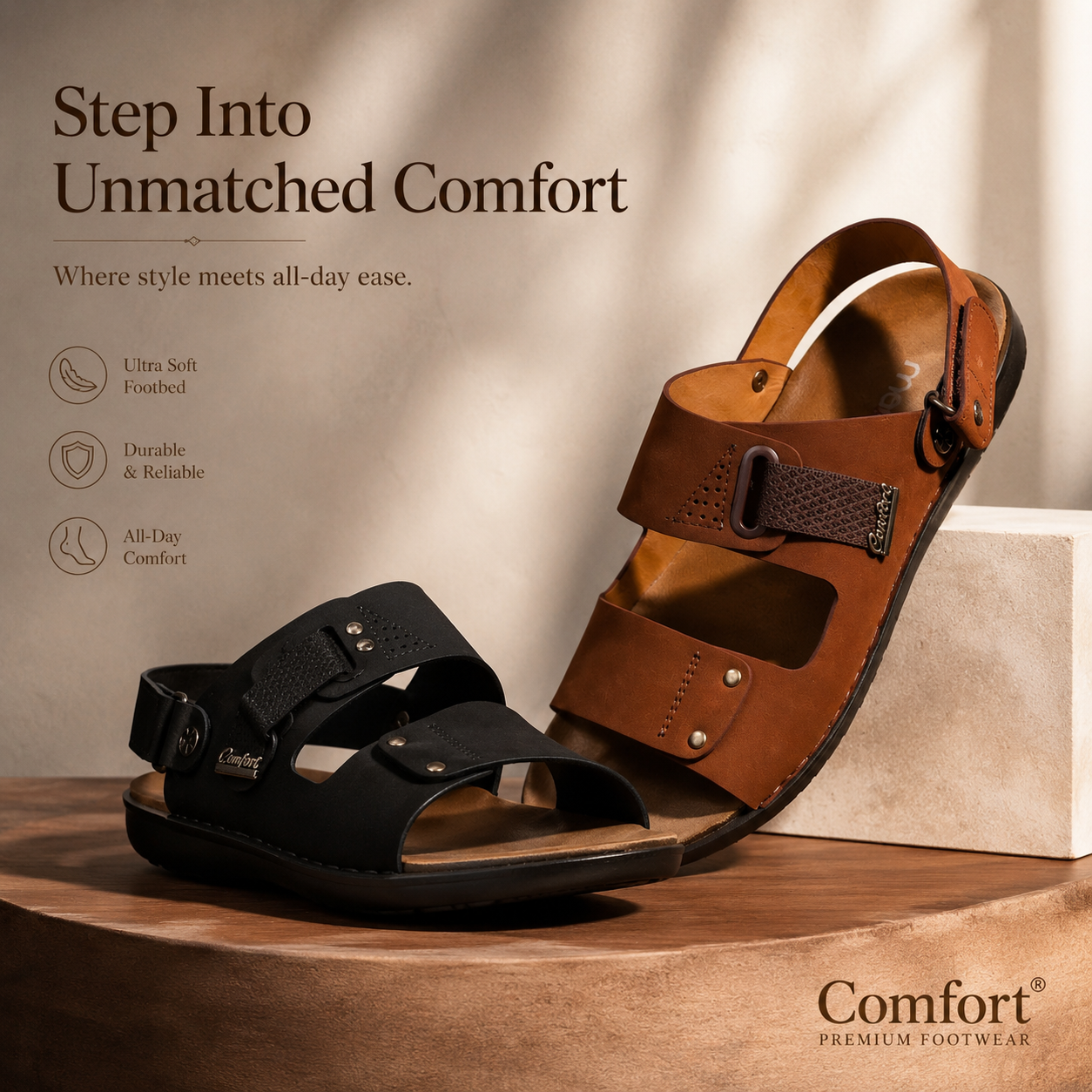 đ Mavonn Drift Sandal Strap Edition â OG Leather