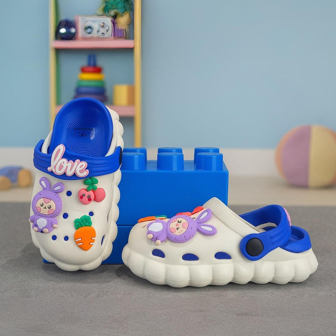 Kids Bunny Garden Clogs