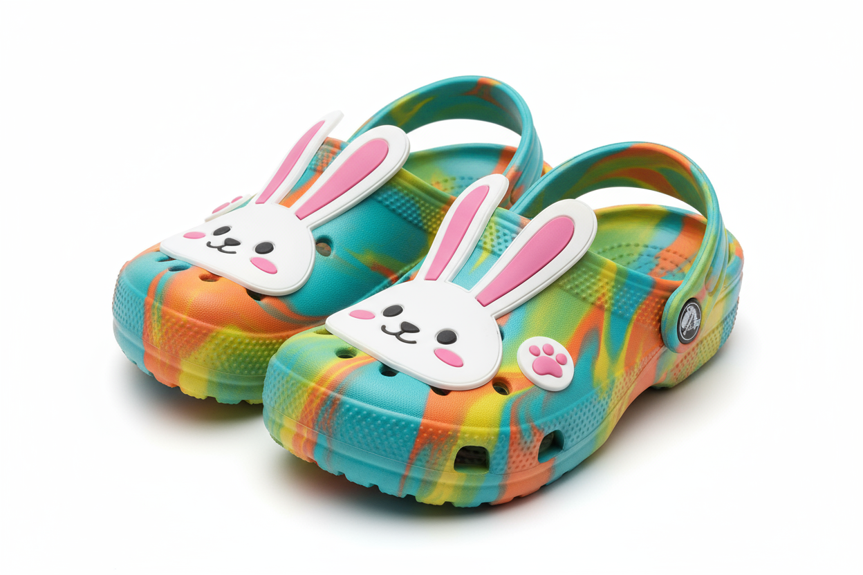Kids Bunny Garden Clogs