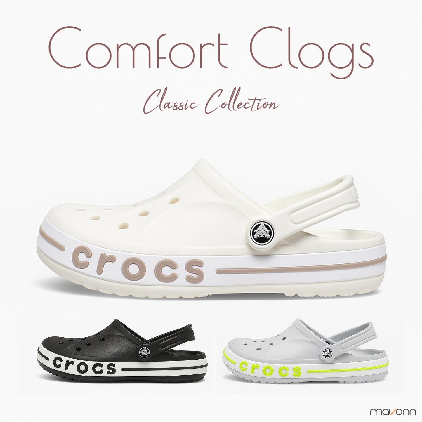 Mavonn Comfort Clogs – Classic Collection