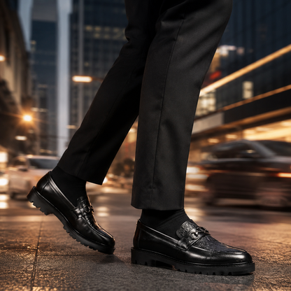 👞 Mavonn Prestige Chunky Leather Loafer
