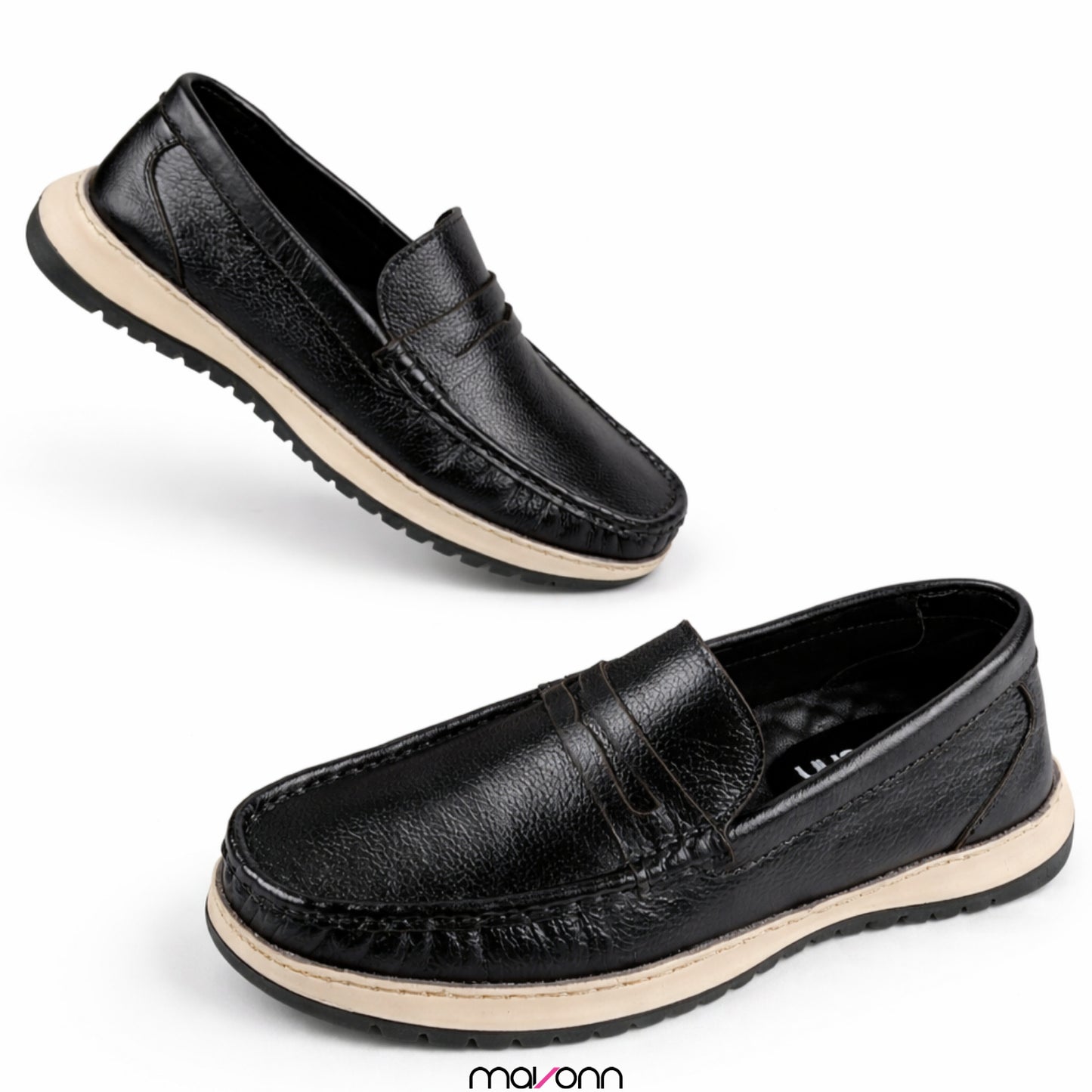 Mavonn RelaxFit Leather Loafer EVA Sole