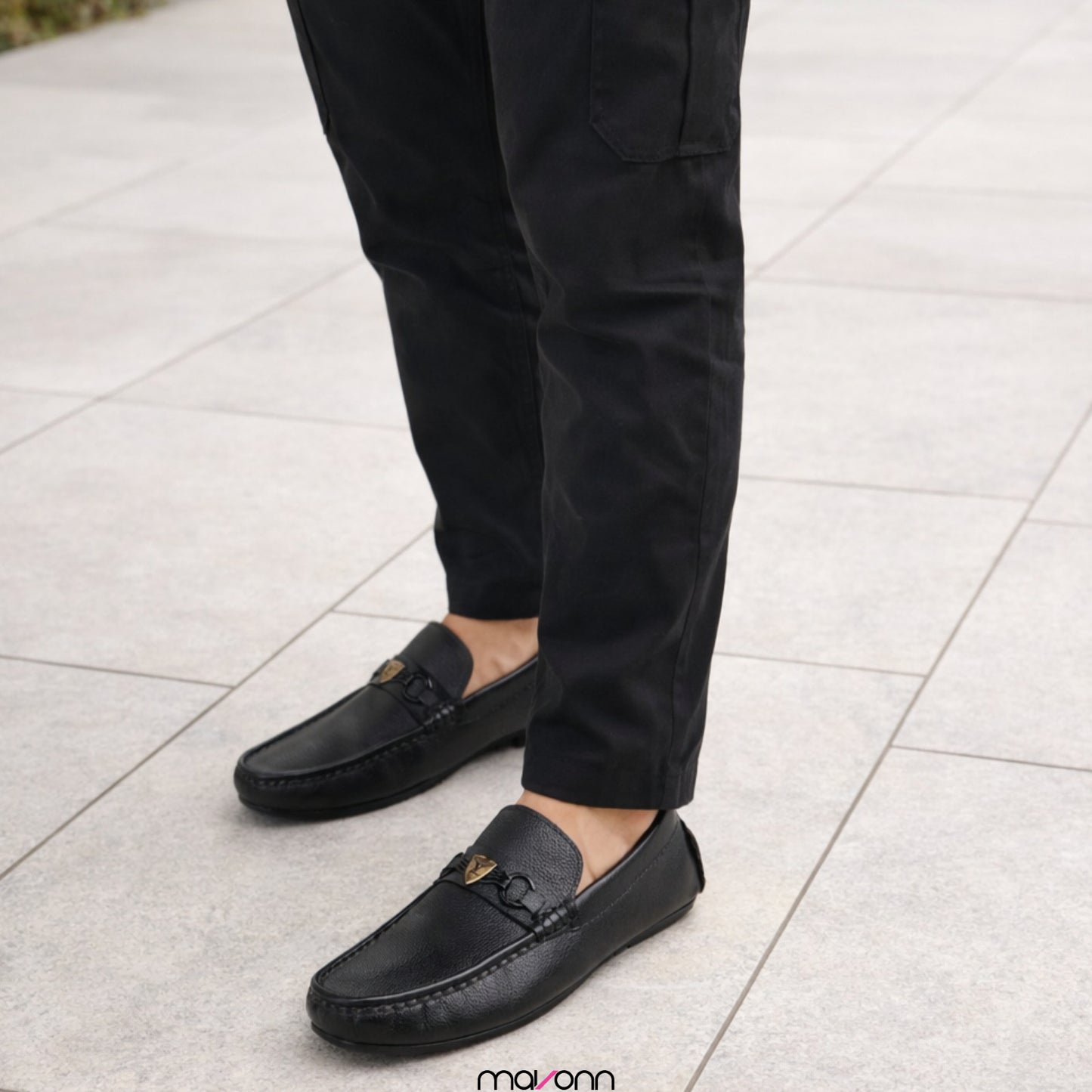 Mavonn RelaxFit Leather Loafer – Buckle Edition