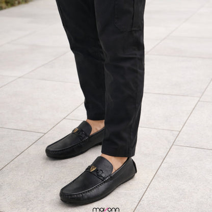 Mavonn RelaxFit Leather Loafer – Buckle Edition