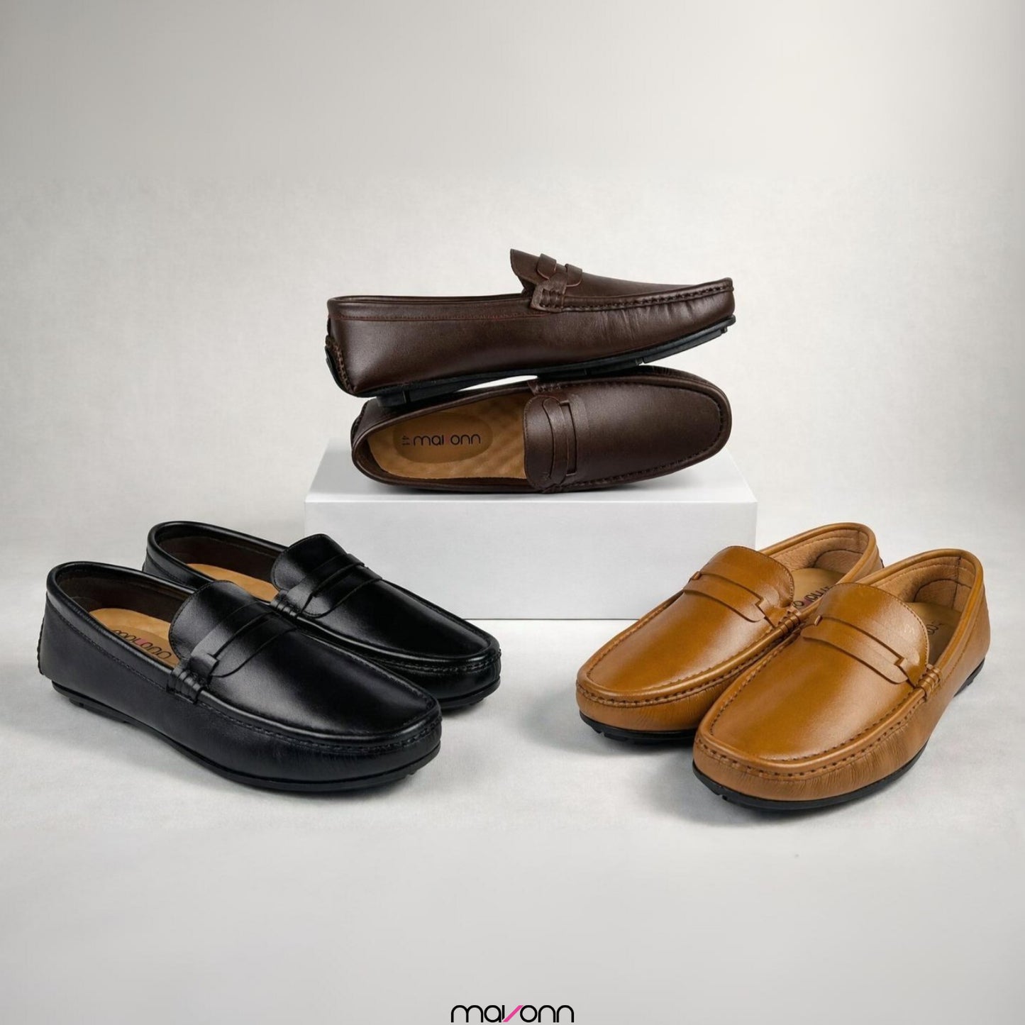 Mavonn Classic Leather Loafer