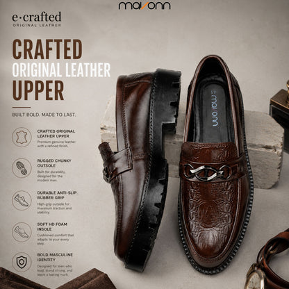 👞 Mavonn Prestige Chunky Leather Loafer