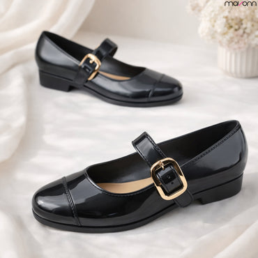 Elegant Mary Jane Gloss Flats