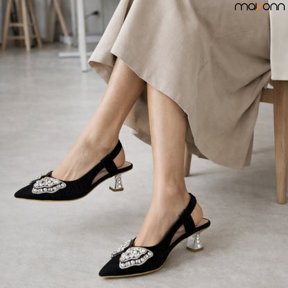 Mavonn Butterfly Crown Heel 👠✨