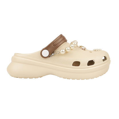 Women Pearl Charm Crocs