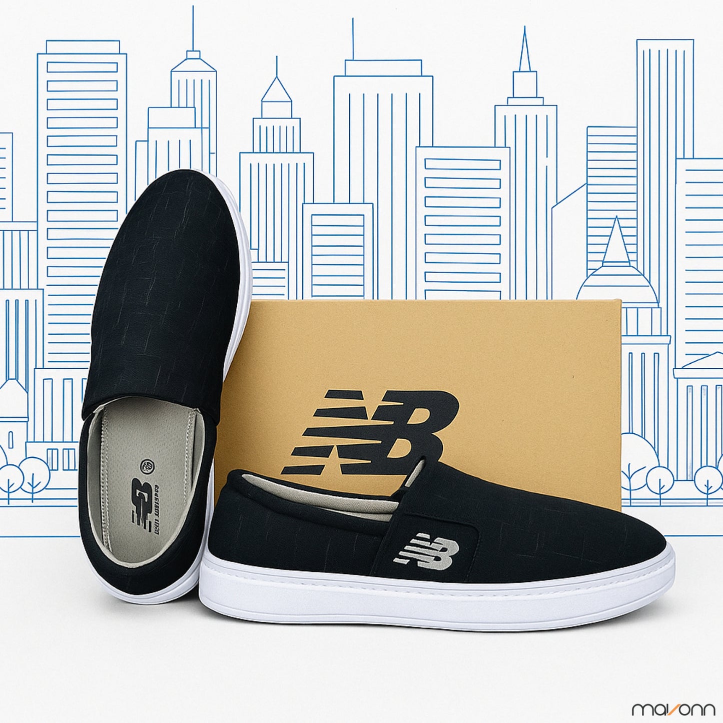 NB Plain Fabric Slip-On