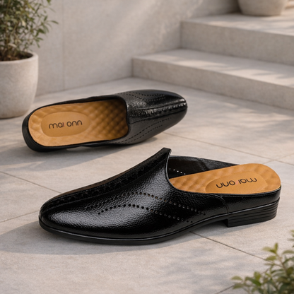 Mavonn Elite Leather Formal Mule 👞
