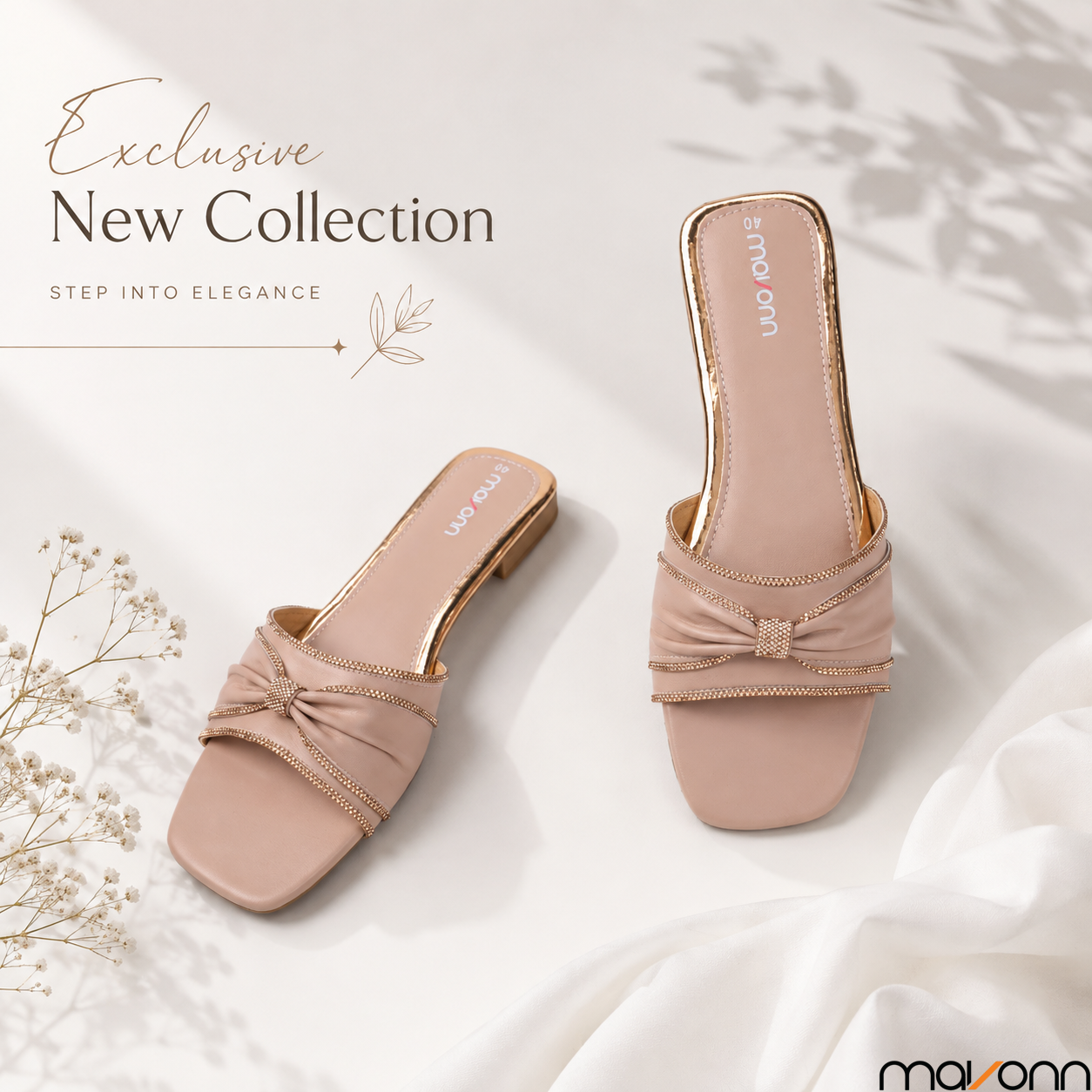 🌸 Mavonn GraceStep Flats Shoe
