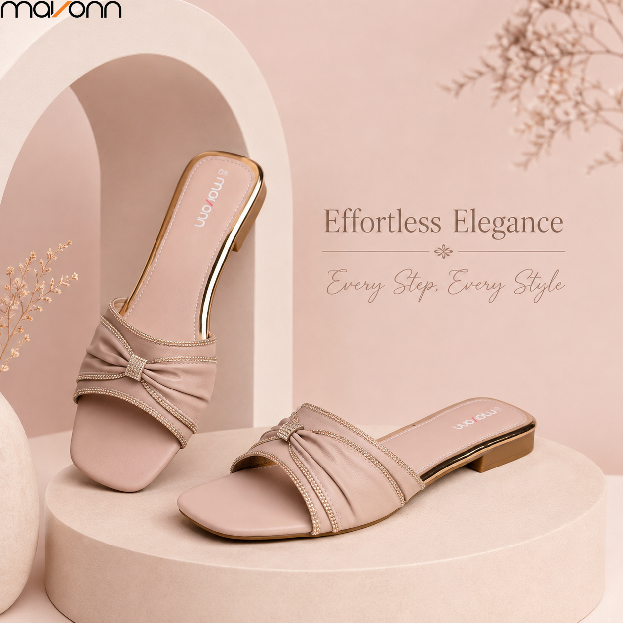 🌸 Mavonn GraceStep Flats Shoe