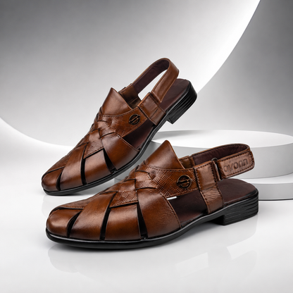 🤎 Mavonn Heritage Woven Sandal