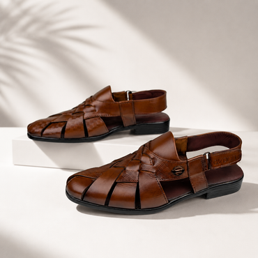 🤎 Mavonn Heritage Woven Sandal