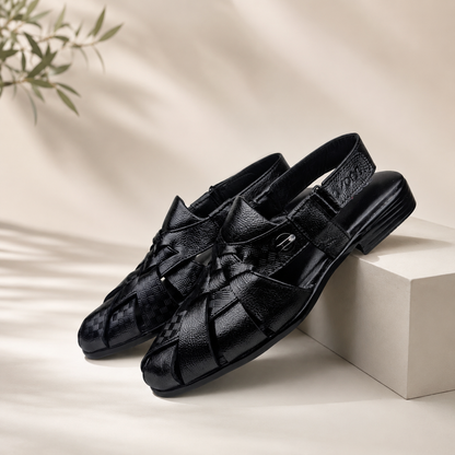 🤎 Mavonn Heritage Woven Sandal