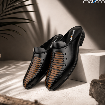 👞 Mavonn Elite Woven Half Loafer