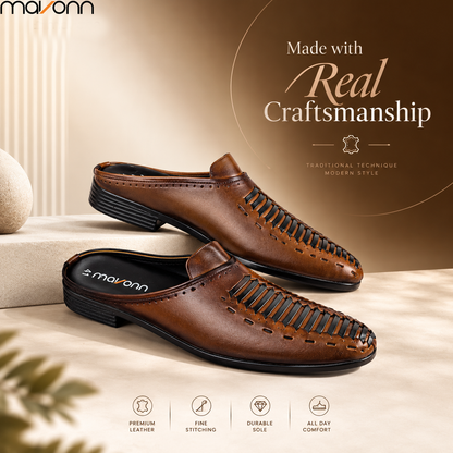 👞 Mavonn Elite Woven Half Loafer