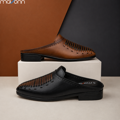 👞 Mavonn Elite Woven Half Loafer