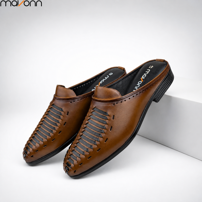 👞 Mavonn Elite Woven Half Loafer