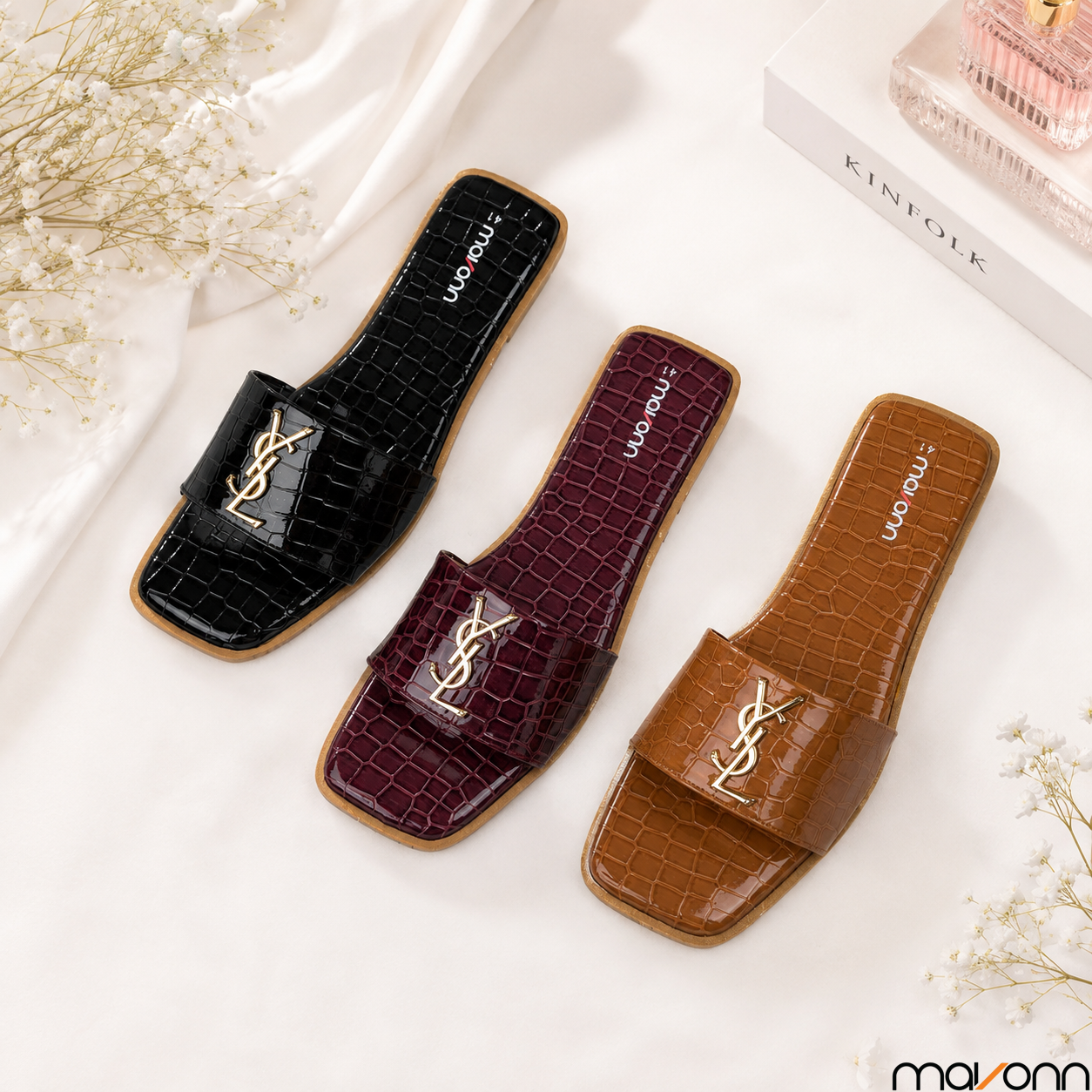 👡 Mavonn Luxe Croc Slide