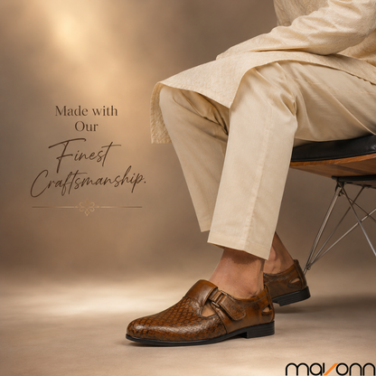 👞 Mavonn Signature Weave Sandal