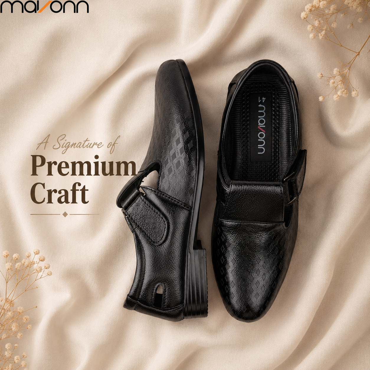 👞 Mavonn Signature Weave Sandal