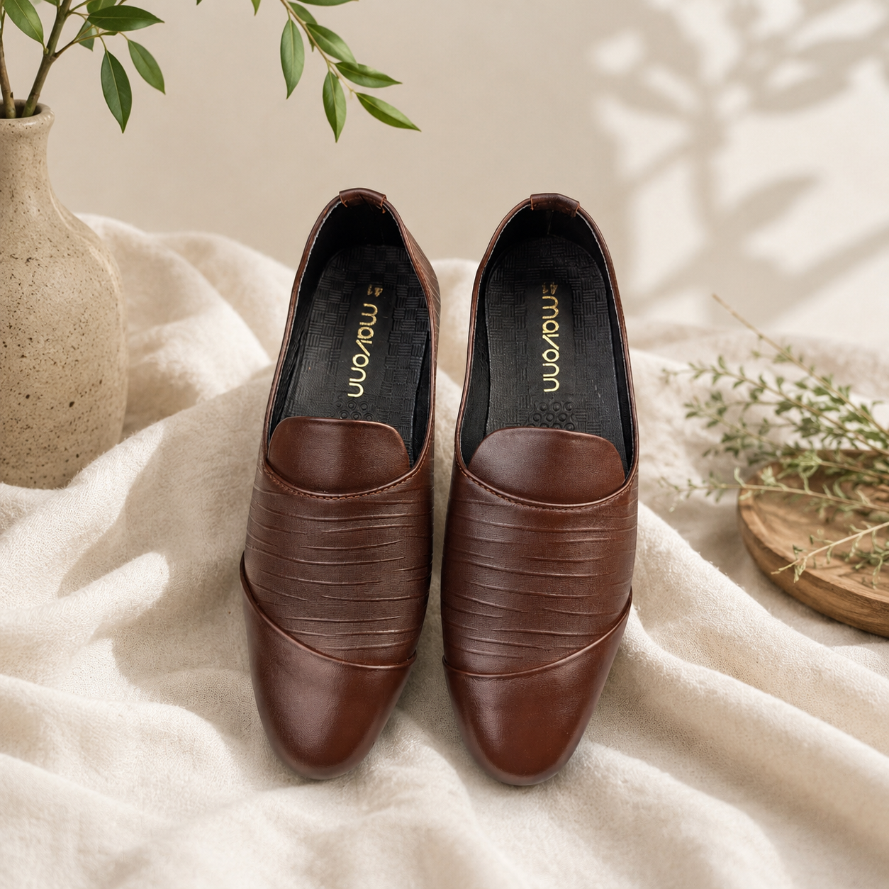 👞 Mavonn Royal Weave Loafer – OG Leather