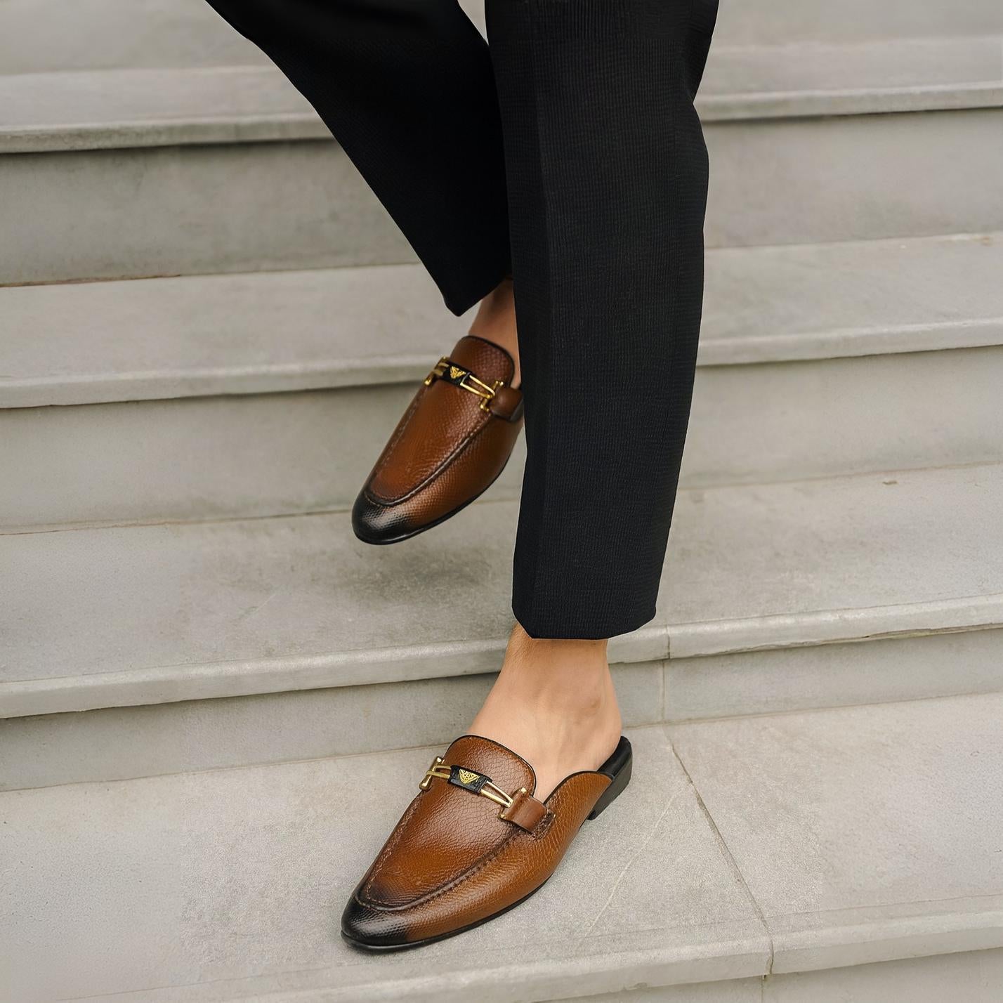 Veruno Bit Loafer Mule For Men