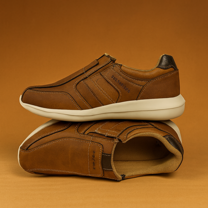 Men’s Premium Brown Slip-On Shoes