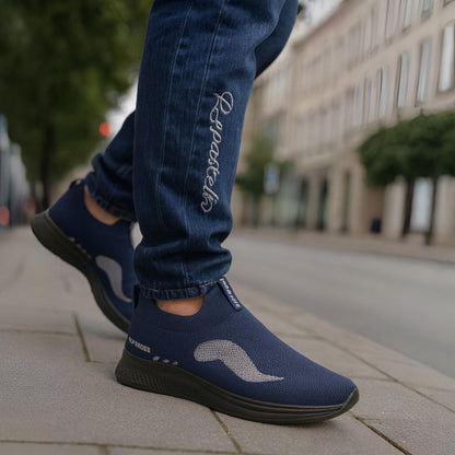 MeshKnit Runner Sneaker — Pattern Edition