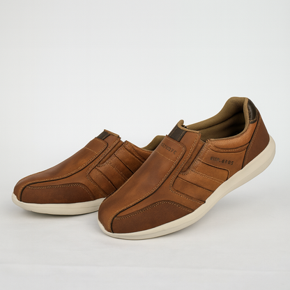 Men’s Premium Brown Slip-On Shoes