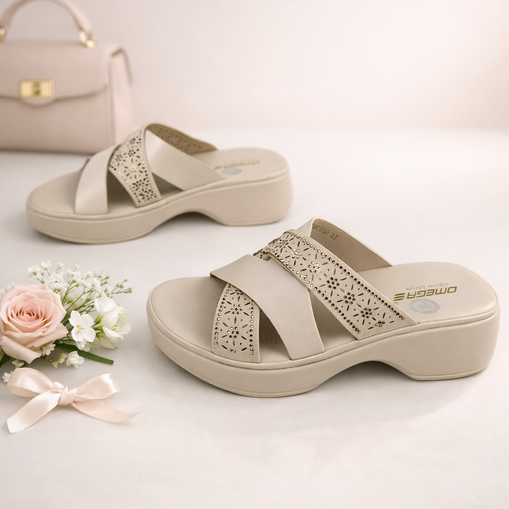 👡 Mavonn Comfort Cross-Strap Wedge Sandal