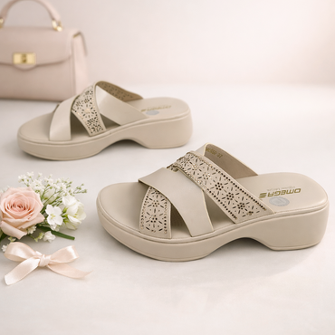 👡 Mavonn Comfort Cross-Strap Wedge Sandal