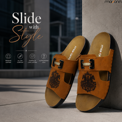 👞 Mavonn Regal Crest Slides