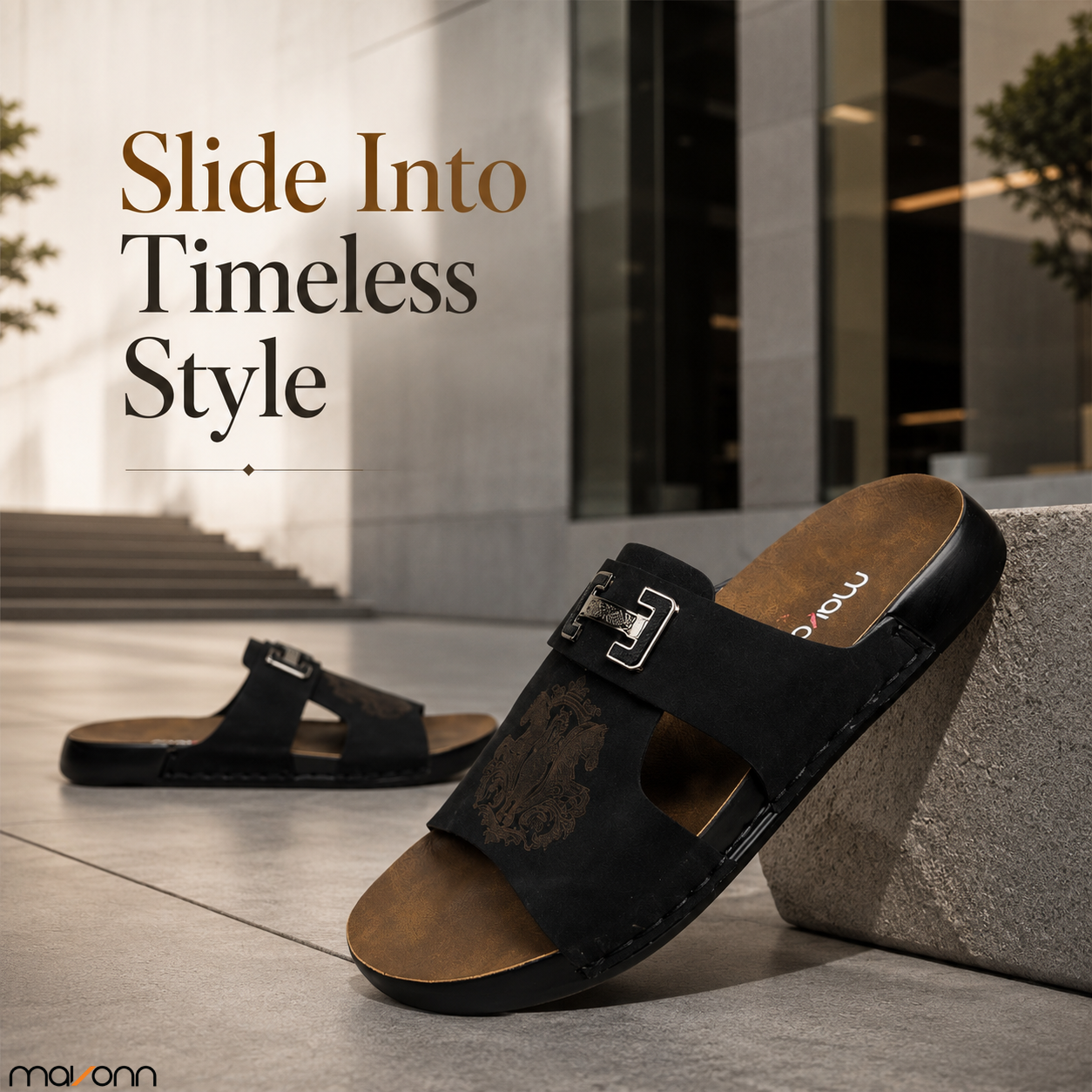 👞 Mavonn Regal Crest Slides