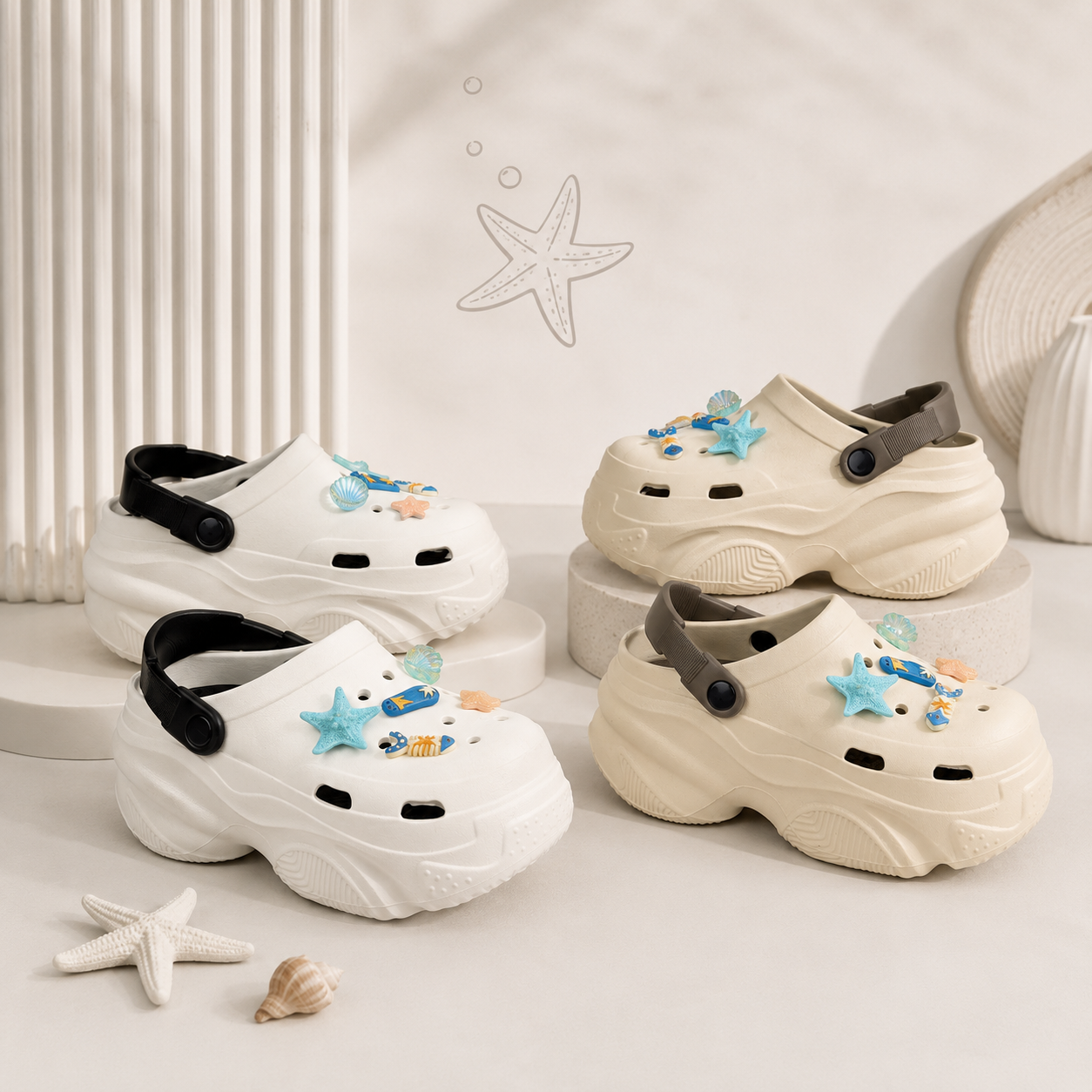 👟 Mavonn Aqua Charm Clog 🌊✨