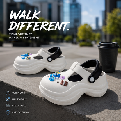 ☁️ Mavonn Cloud Charm Clogs