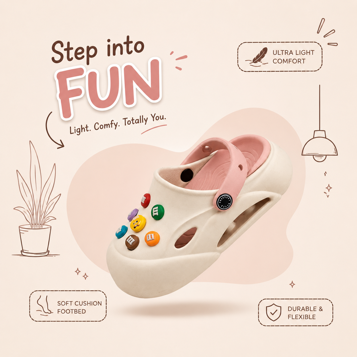 🍬 Mavonn Kids Candy Pop Clog ✨