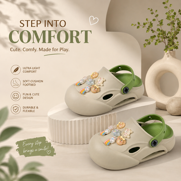 🧸 Mavonn Kids Teddy Dream Clog ✨