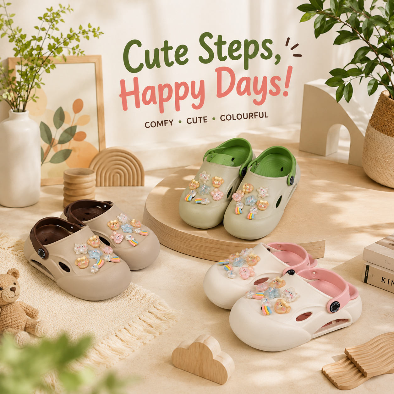 🧸 Mavonn Kids Teddy Dream Clog ✨