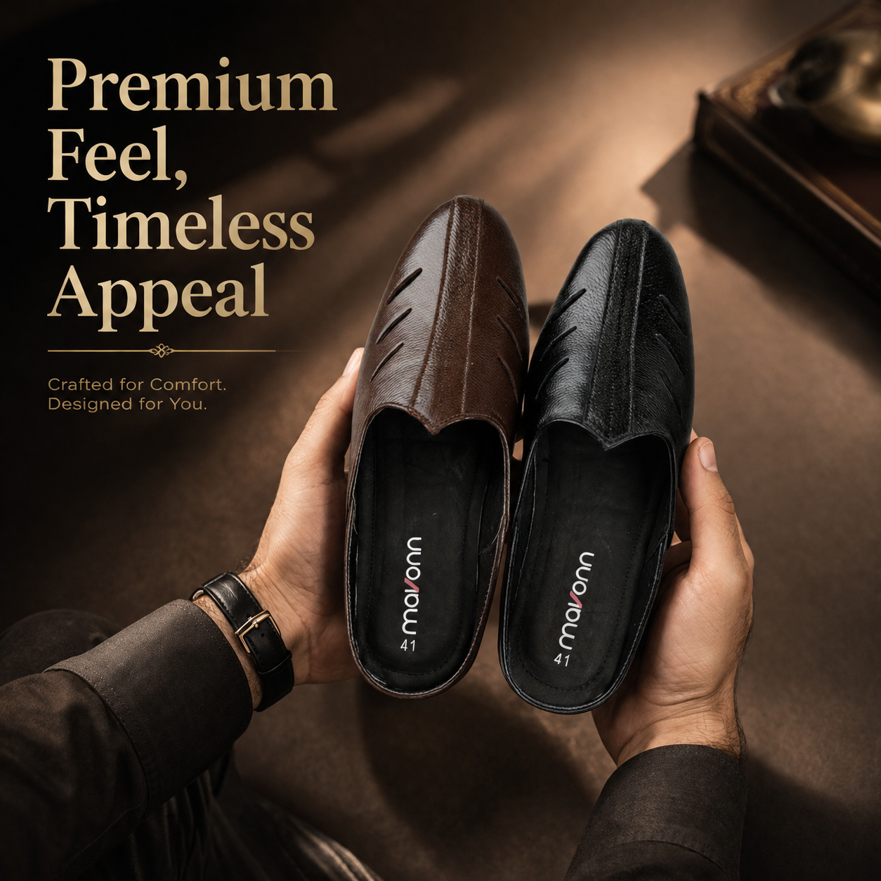 👞 Mavonn Elite Leather Formal Mule II ✨