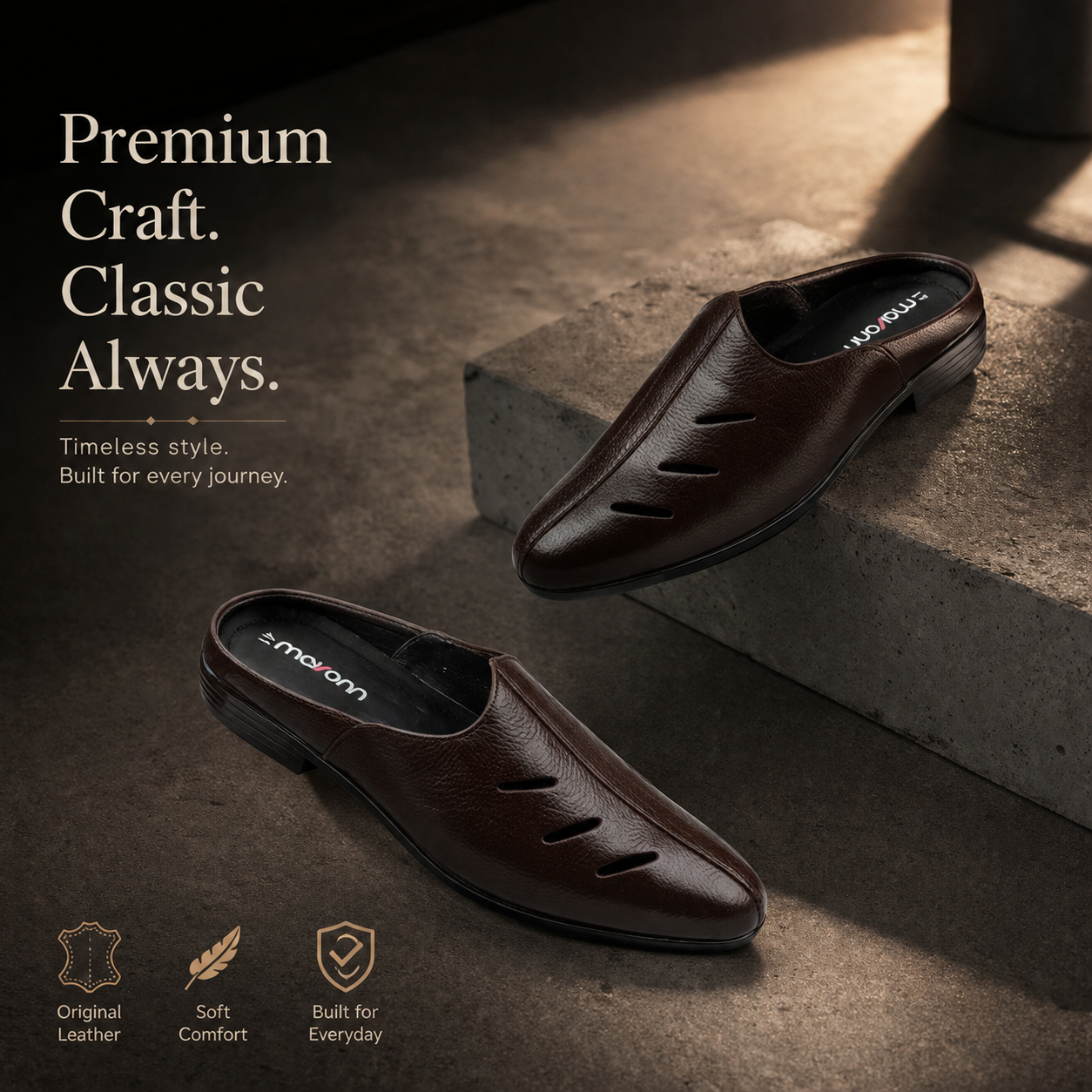 👞 Mavonn Elite Leather Formal Mule II ✨