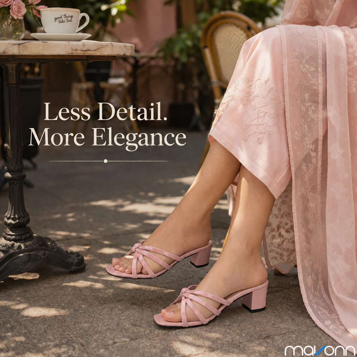 👠 Mavonn Blush Rose Heels ✨