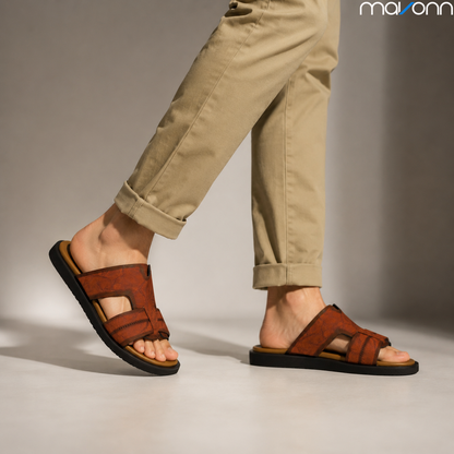 👞 Mavonn Heritage Drift Slide – OG Leather✨
