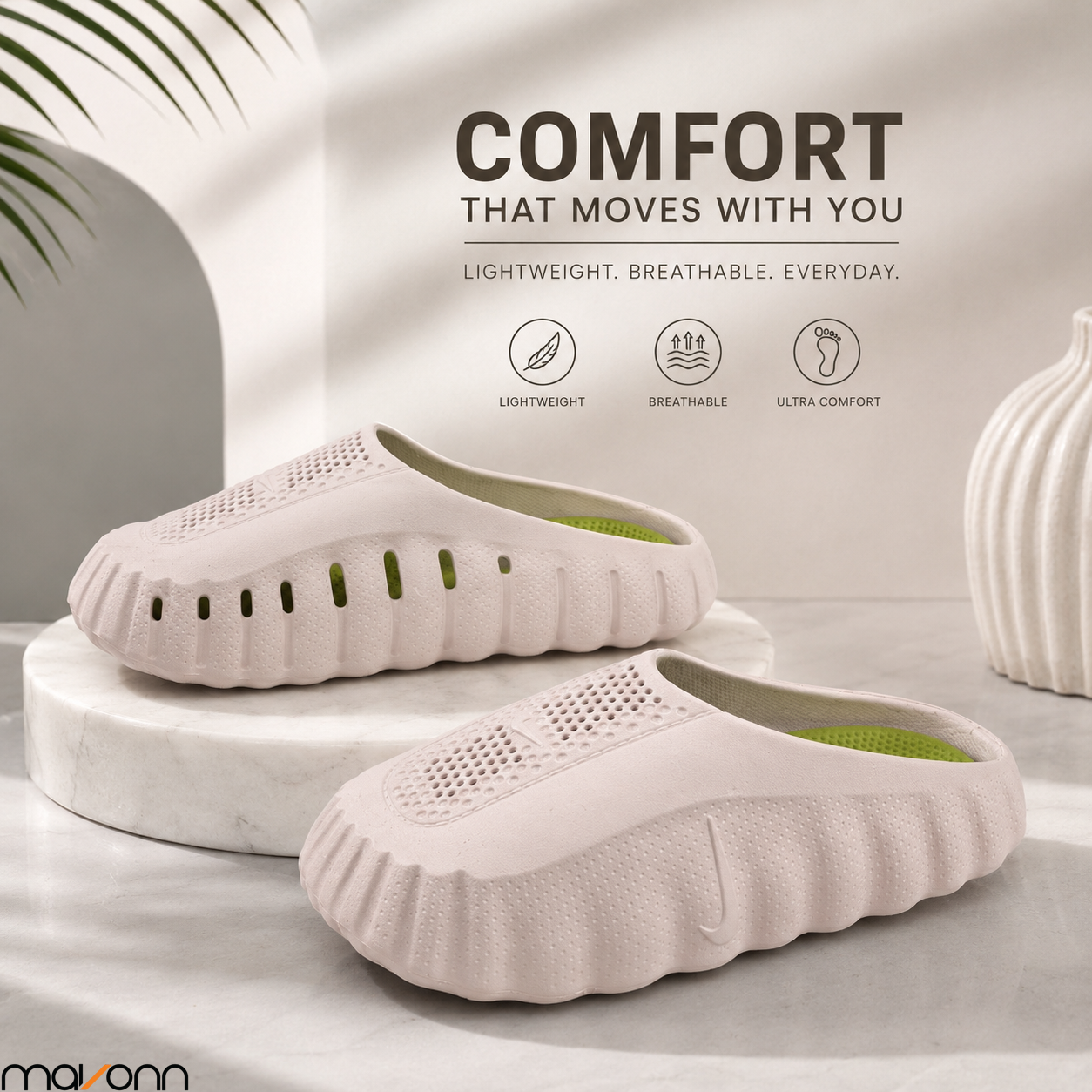 ☁️ Mavonn Cozy AirEase Clog