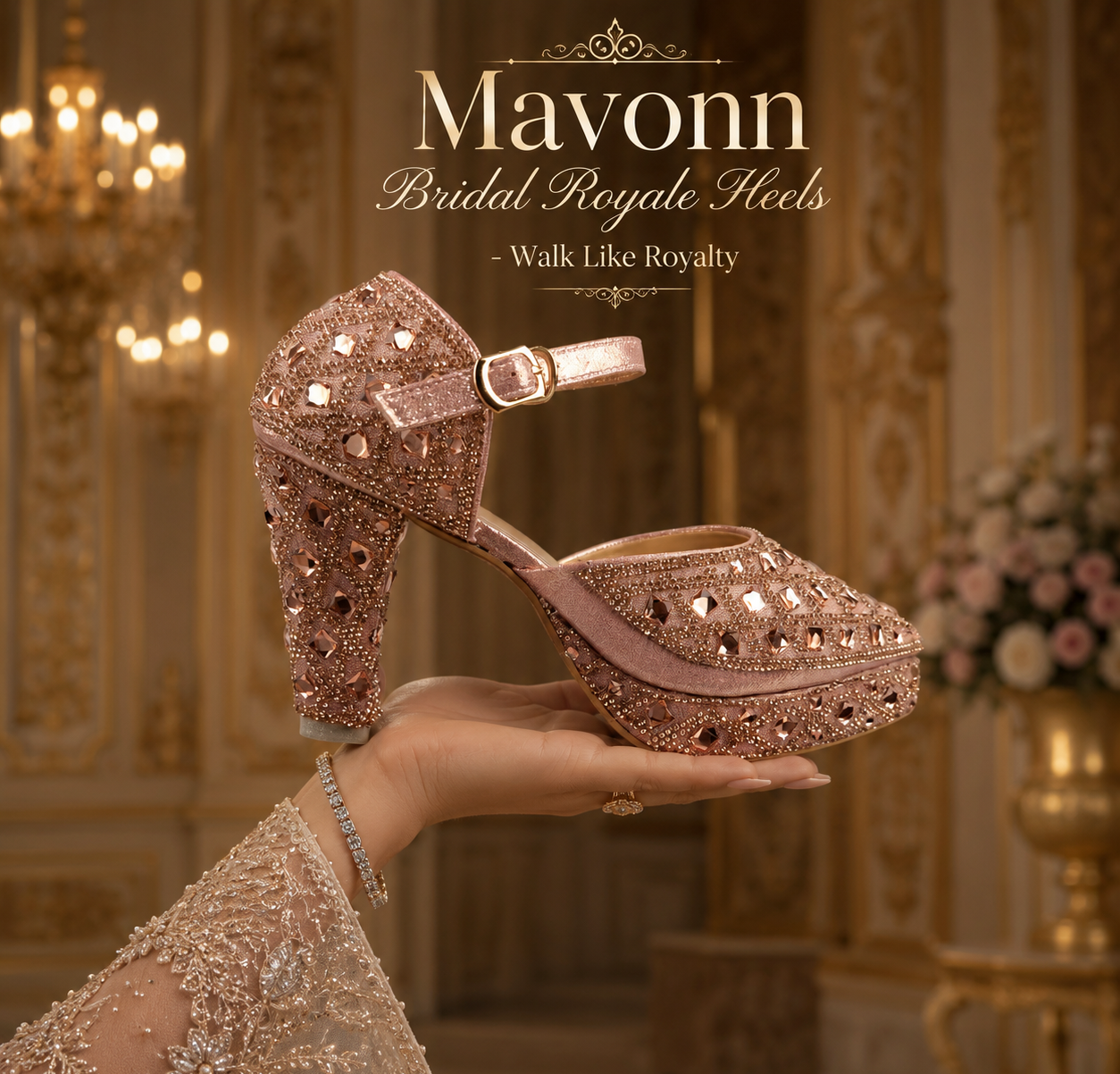 Mavonn Bridal Royale Heels 👠✨